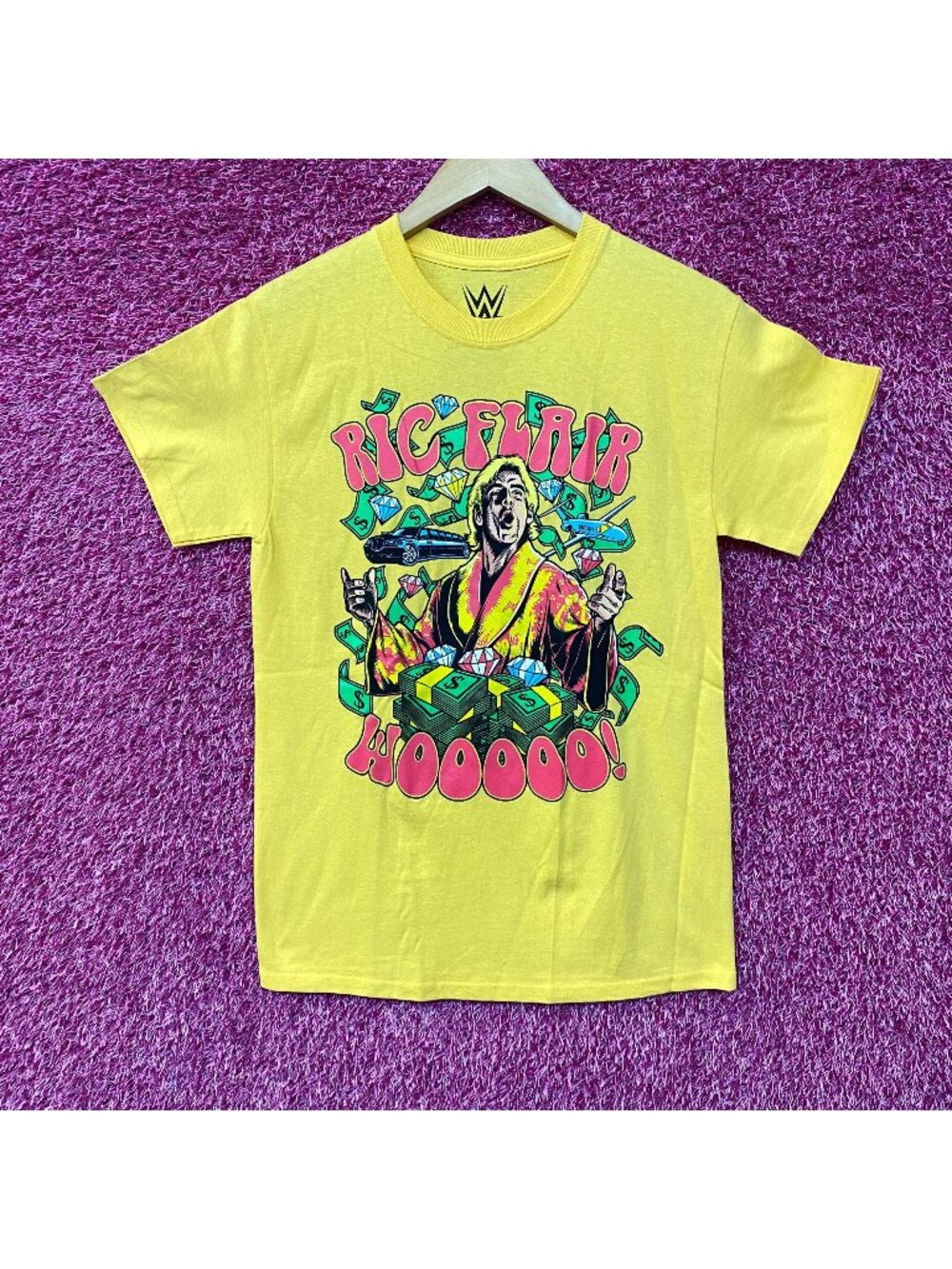 WWE Ric Flair The Nature Boy Woo Graphic Design T Shirt Small